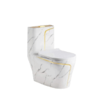 Sanitario PureFlow Deluxe Marmol Carrara Blanco - Super Ceramic Colombia