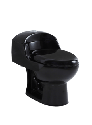 Sanitario AquaGentle Supreme Mid Negro Brillante - Super Ceramic Colombia