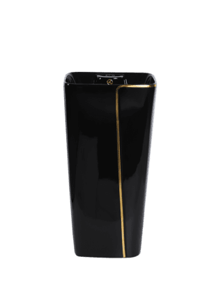 Lavamanos ElysiumStand Negro - Super Ceramic Colombia