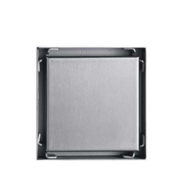 Placa de Desagüe In-Drain Lisa y Adaptable de 10 x 10 cm - Super Ceramic Colombia
