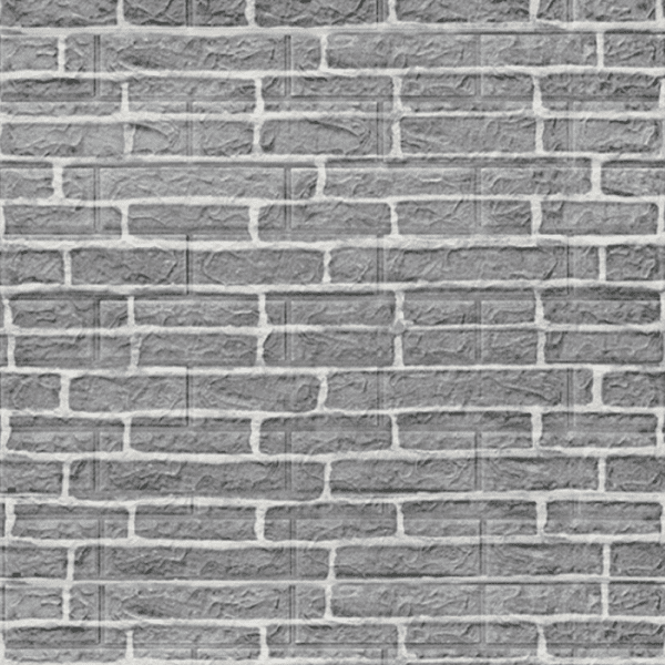 Adhesivo 3D de Pared Ladrillo Gris - Super Ceramic Colombia