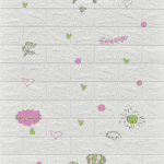 Adhesivo 3D de Pared Niñas - Super Ceramic Colombia