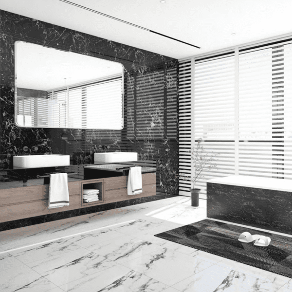 Baldosa de piso para Baño Porcelanato Nacar - Super Ceramic Colombia