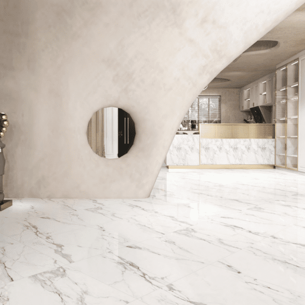 Baldosa Porcelanato Mármol Volakas - Super Ceramic Colombia
