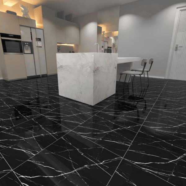 Baldosa Porcelanato Granito Negro - Super Ceramic Colombia