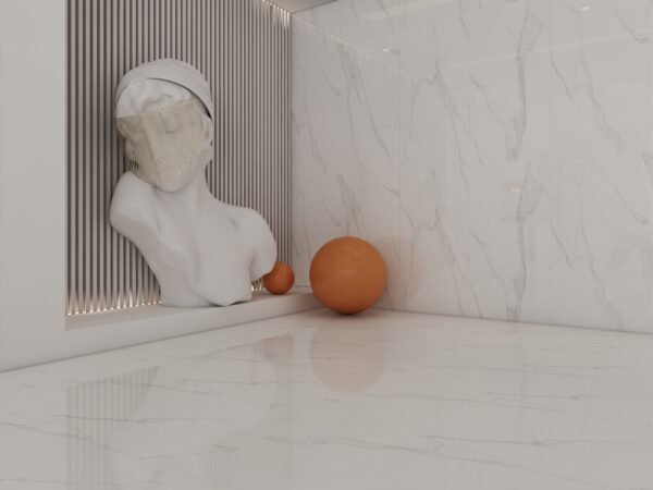 Baldosa Porcelanato Marmol Carrara - Super Ceramic Colombia