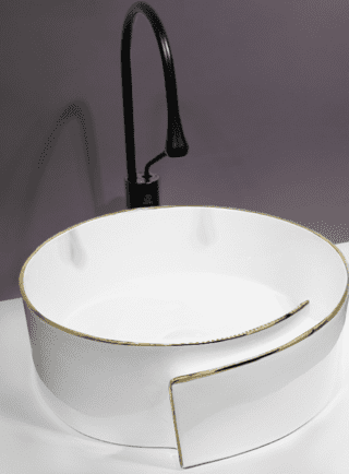 Lavamanos HydroStream Gold - Super Ceramic Colombia
