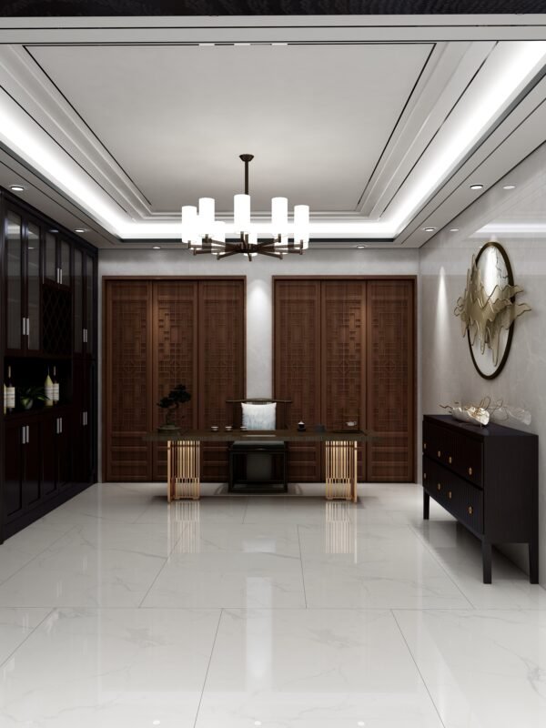 Baldosa Porcelanato Mármol White Zeus - Super Ceramic Colombia