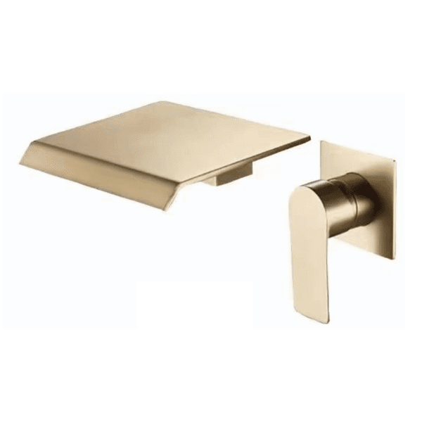 Grifo de Pared Cascada CrystalStream Gris - Super Ceramic Colombia