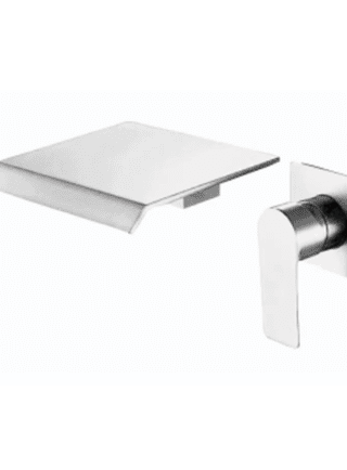 Grifo de Pared Cascada CrystalStream Silver - Super Ceramic Colombia