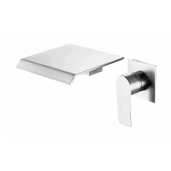 Grifo de Pared Cascada CrystalStream Silver - Super Ceramic Colombia