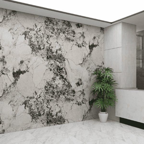 Lámina UV Marmol Nero Marquina - Super Ceramic Colombia