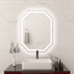 Espejo con Luz LED Octagono 60x80 cm - Super Ceramic Colombia