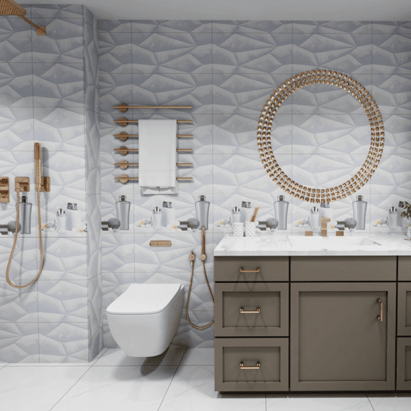 Baldosa de Cerámica Antrasita en Ondas - Super Ceramic Colombia
