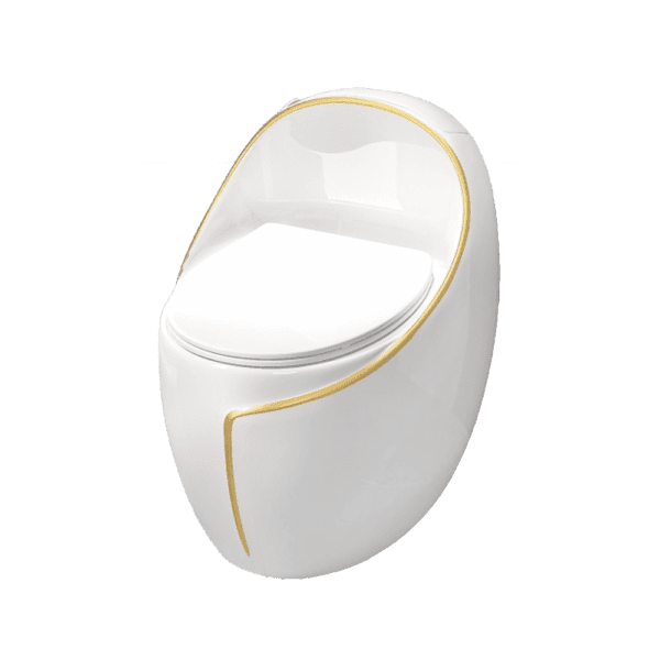 Sanitario AquaLuxury Vita Luxe White & G - Super Ceramic Colombia