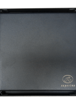 Rejilla para Piso 15 x 15 cm Negra con Rendijas Diagonales - Super Ceramic Colombia