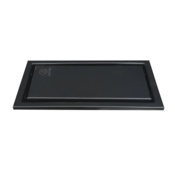 Rejilla para Piso 15 x 15 cm Negra Lisa - Super Ceramic Colombia