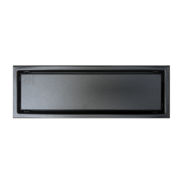 Rejilla para Piso 30 x 10 cm Negra Lisa - Super Ceramic Colombia