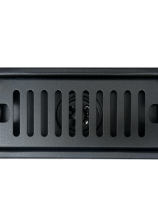 Rejilla Rectangular para Piso 20 x 10 cm Negra Rendijas Verticales - Super Ceramic Colombia