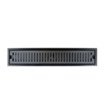 Rejilla Rectangular para Piso 50 x 10 cm Negra Rendijas Verticales - Super Ceramic Colombia