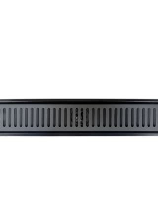 Rejilla Rectangular para Piso 50 x 10 cm Negra Rendijas Verticales - Super Ceramic Colombia