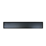 Rejilla para Piso 40 x 8 cm Negra Liso - Super Ceramic Colombia