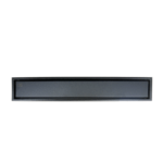 Rejilla para Piso 60 x 10 cm Negra Lisa - Super Ceramic Colombia