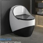 Inodoro One Piece Minimalista Blanco Brillante - Super Ceramic Colombia