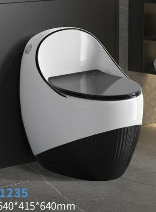 Inodoro One Piece Minimalista Blanco Brillante - Super Ceramic Colombia