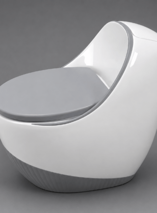 Inodoro One Piece Minimalista Blanco Brillante - Super Ceramic Colombia