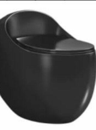 Sanitario One Piece Negro Mate de Diseño Minimalista - Super Ceramic Colombia