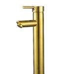 Grifo Monomando Alta Ébano Gold - Super Ceramic Colombia