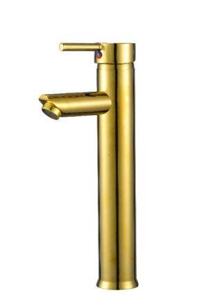 Grifo Monomando Alta Ébano Gold - Super Ceramic Colombia