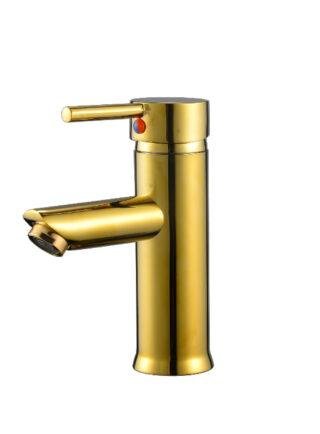 Grifo Monomando Alta Ébano Gold - Super Ceramic Colombia