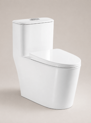 Sanitario One piece, economico pero elegante - Royal Comfort - Super Ceramic Colombia