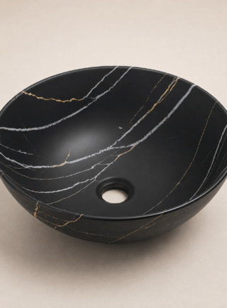 Lavamanos Redondo, tipo tazon - Luna Blanca - Super Ceramic Colombia