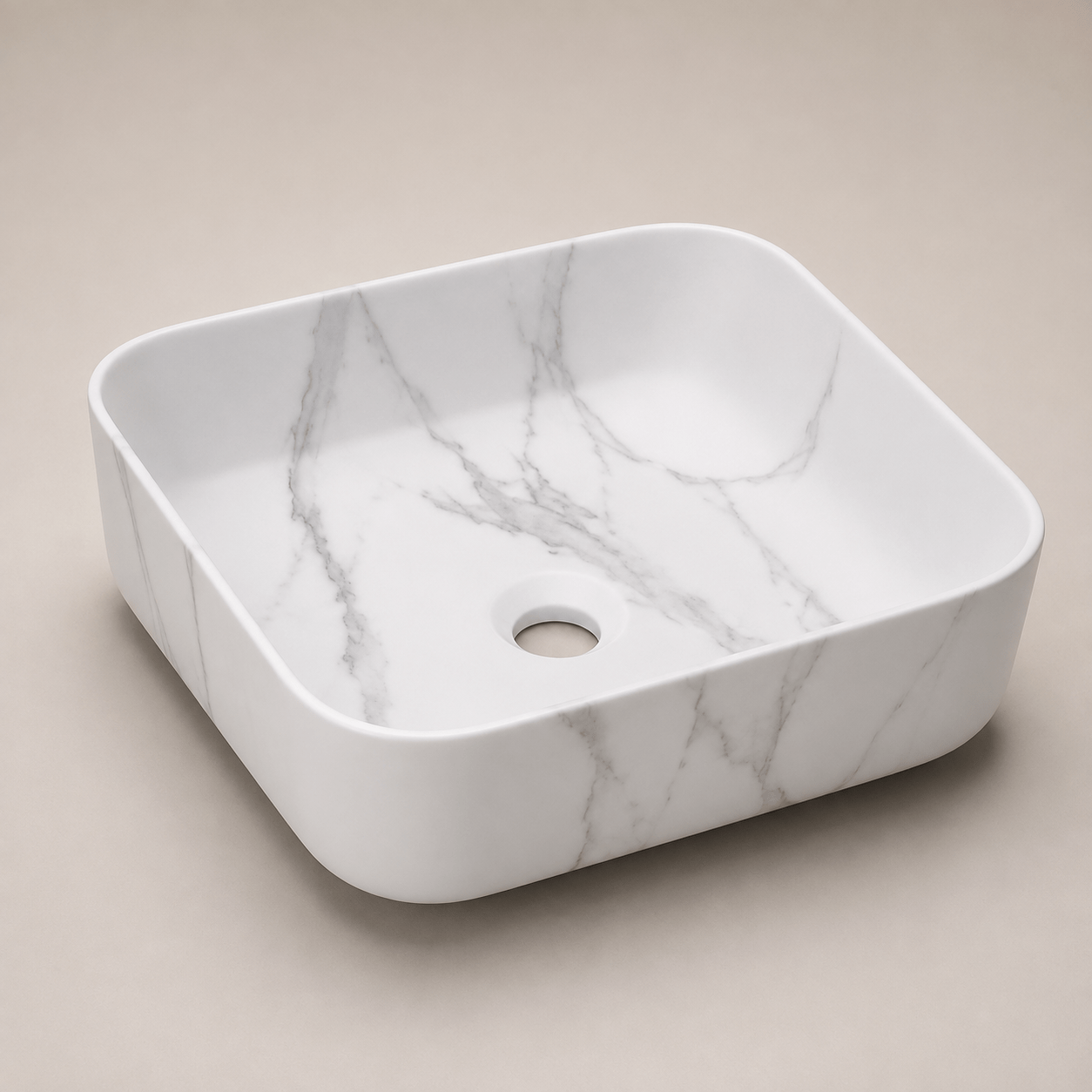 Lavamanos Cuadrado, de sobreponer - Elegance Oval - Super Ceramic Colombia