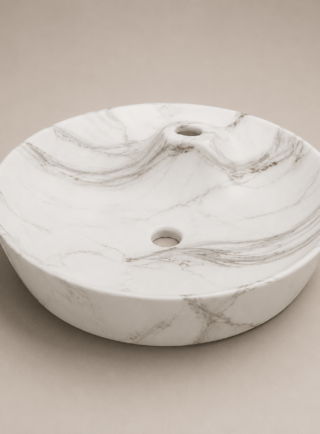 Lavamanos Redonco, de sobreponer - Crystal Basin - Super Ceramic Colombia