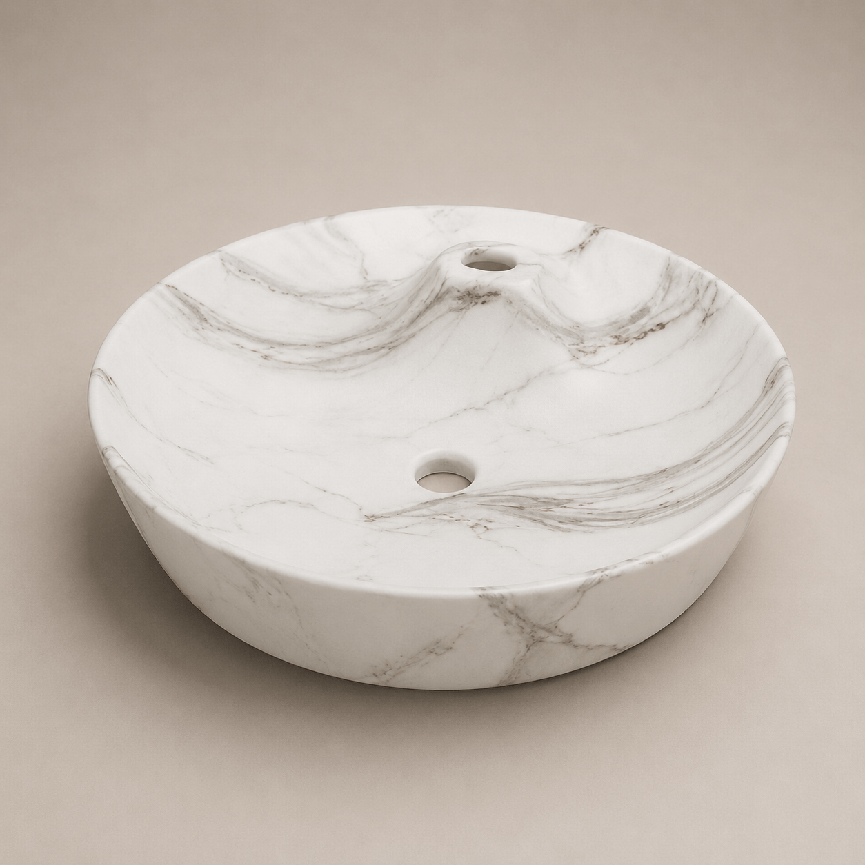 Lavamanos Redonco, de sobreponer - Crystal Basin - Super Ceramic Colombia