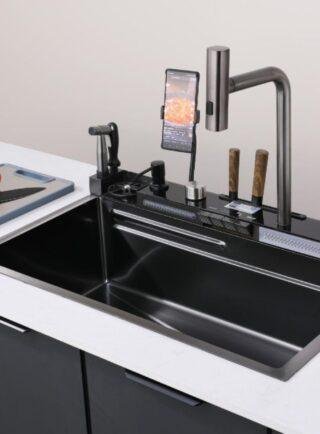 Lavaplatos Inteligente, negro mate - Cocina Prime - Super Ceramic Colombia
