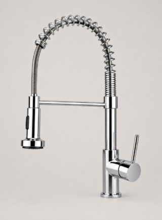 Grifo para Lavaplatos Metalico cromado con extensor - Cascade Pro - Super Ceramic Colombia