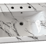 Lavamanos Rectangular de empotrar en mueble - Nube de Cerámica - Super Ceramic Colombia