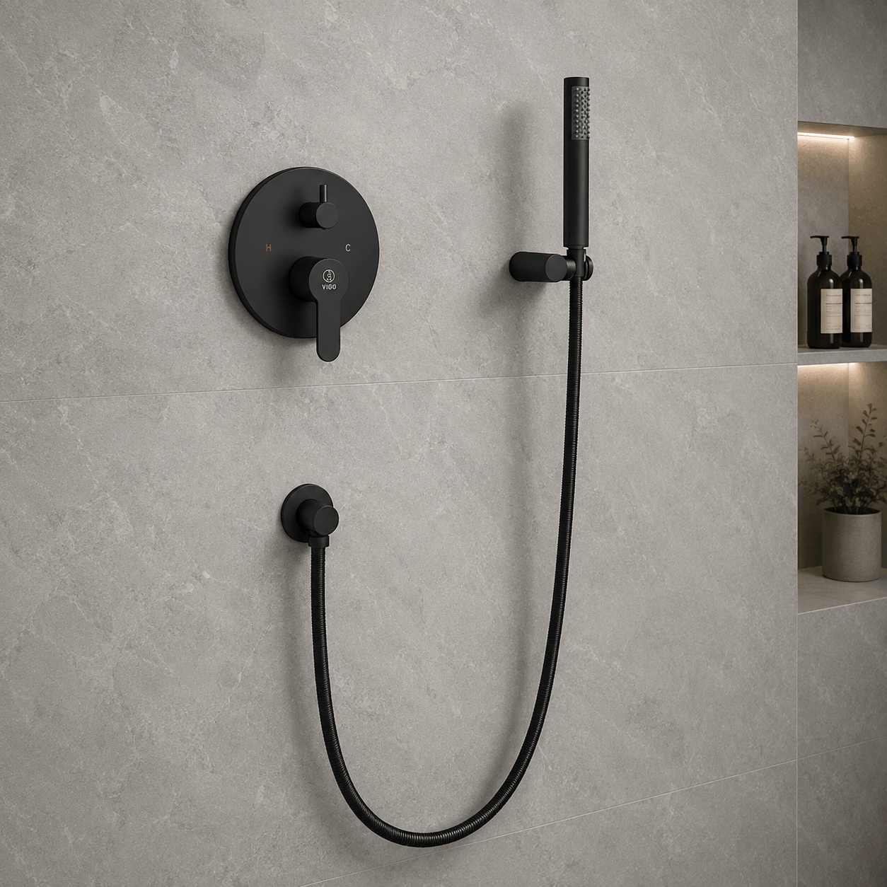 Ducha Teleducha - Cascada Imperial (Ref. BSA4441-B) - Super Ceramic Colombia