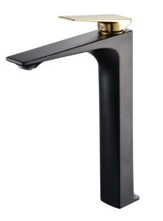 Grifo para Lavamanos De caña alta de base cuadrada, metalico - Aurum Touch (Ref. BSA4432-D) - Super Ceramic Colombia