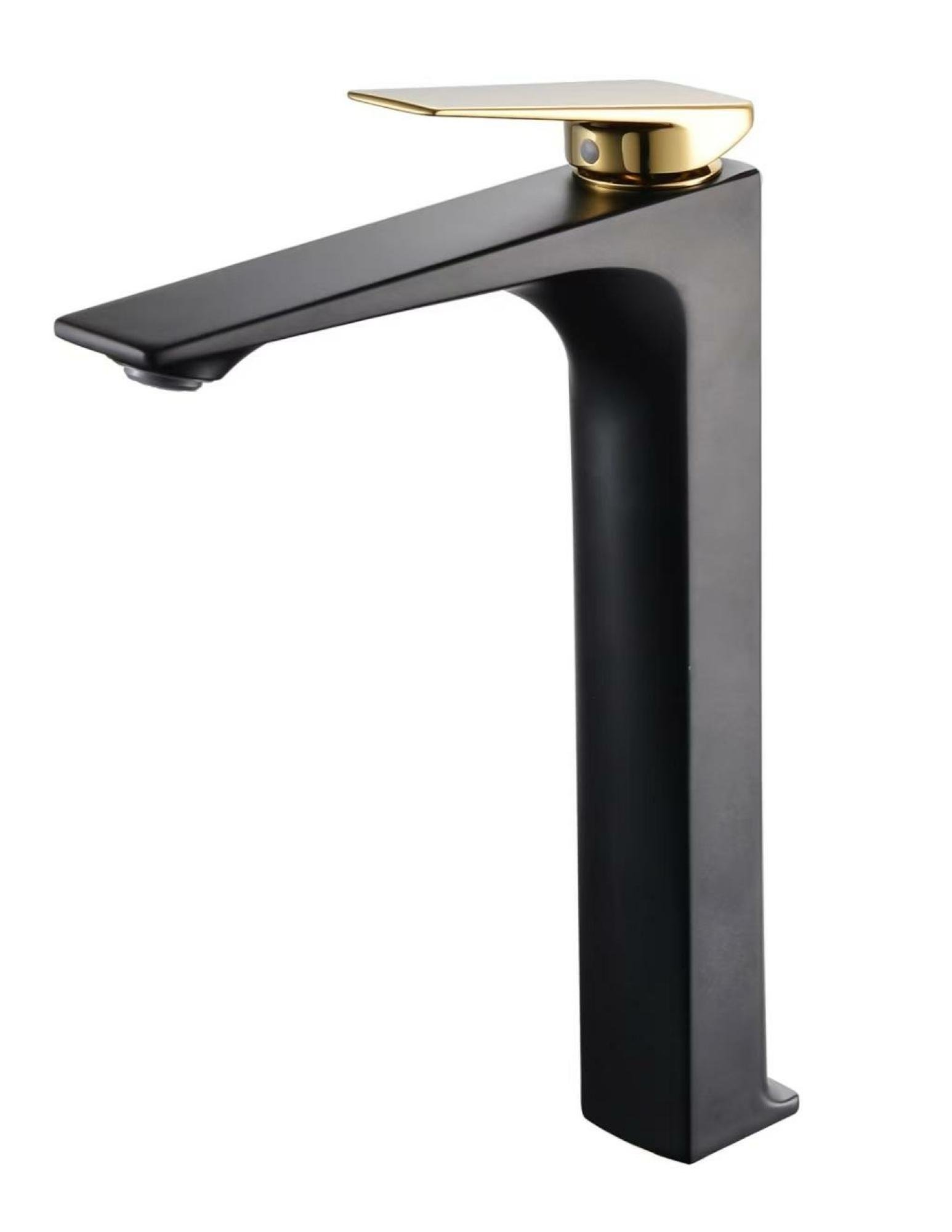 Grifo para Lavamanos De caña alta de base cuadrada, metalico - Aurum Touch (Ref. BSA4432-D) - Super Ceramic Colombia