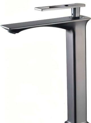 Grifo para Lavamanos De caña alta de base cuadrada, metalico - Onix Touch (Ref. BSA4434-Q) - Super Ceramic Colombia