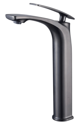Grifo para Lavamanos De caña alta de base cuadrada, metalico - Crystal Flow (Ref. BSA4430-Q) - Super Ceramic Colombia