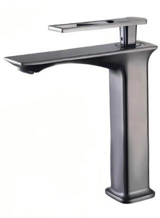 Grifo para Lavamanos De caña alta de base cuadrada, metalico - Serenity Wave (Ref. BSA4435-Q) - Super Ceramic Colombia