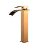 Grifo para Lavamanos De caña alta, palo rosa - Elegance Chrome - Super Ceramic Colombia