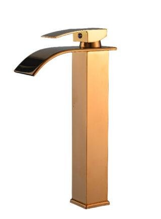 Grifo para Lavamanos De caña alta, palo rosa - Elegance Chrome - Super Ceramic Colombia